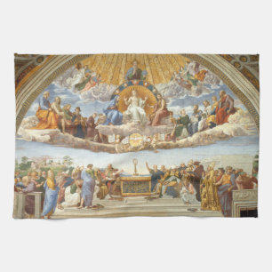 Disputation des Heiligen Sakraments, Raphael Sanzi Geschirrtuch