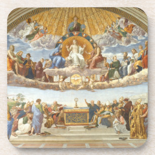 Disputation des Heiligen Sakraments, Raphael Sanzi Getränkeuntersetzer