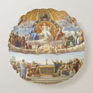 Disputation des Heiligen Sakraments, Raphael Sanzi Rundes Kissen