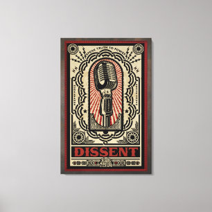 Dissenstarke Canvas Print Leinwanddruck