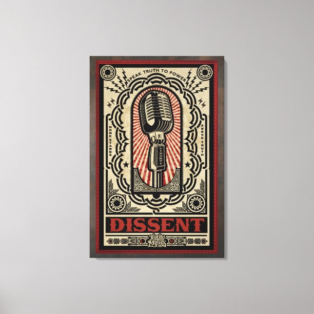 Dissenstarke Canvas Print Leinwanddruck (Vorderseite)