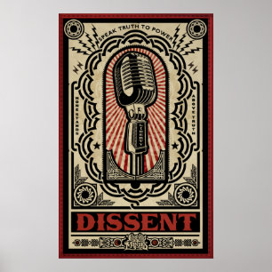 Dissent Print Poster