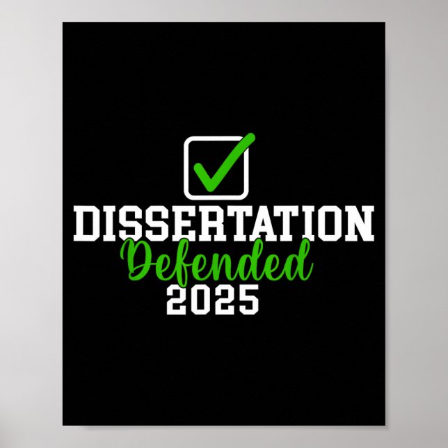 Dissertation 2025 für PhD EDD Doktortitel verteidi Poster (Vorne)