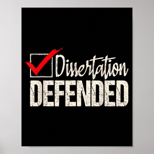 Dissertation verteidigt - Doktorand Dr. Poster (Vorne)