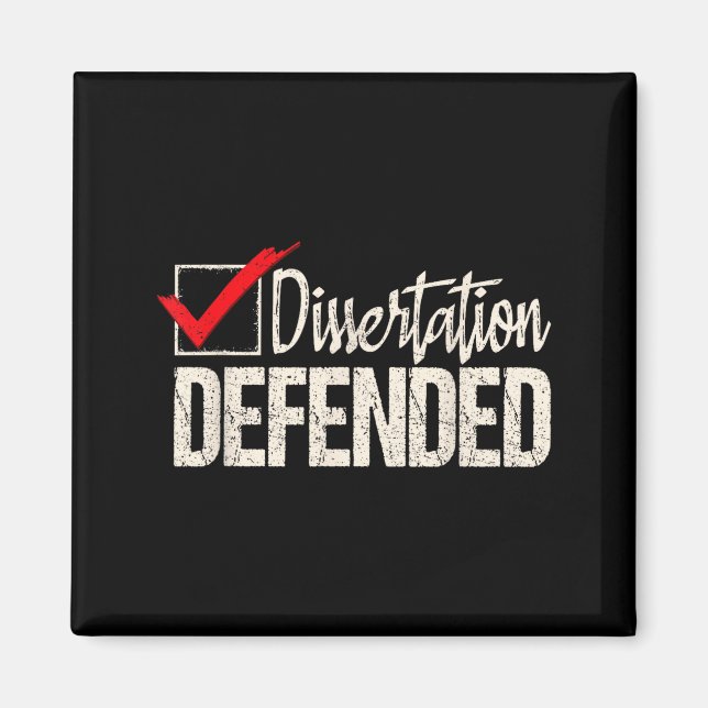 Dissertation verteidigt - Doktorand promoviert Dr. Magnet (Vorne)
