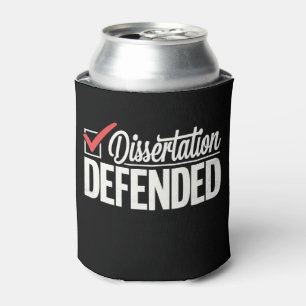 Dissertation verteidigt Promotion Abschluss Dosenkühler