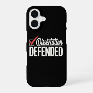 Dissertation verteidigt Promotion Abschluss iPhone 16 Hülle