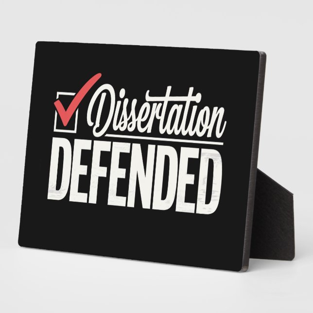 Dissertation verteidigter Doktortitel Abschluss Fotoplatte (Seite)