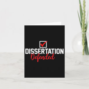 Dissertation verteidigter Phd Graduate Phd Abschlu Karte