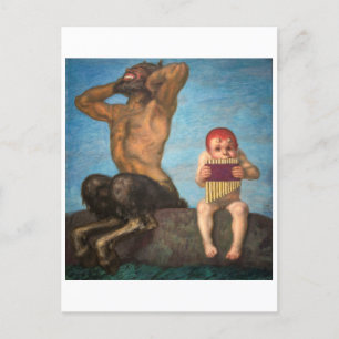 Dissonanz   Franz von Stuck   Postkarte