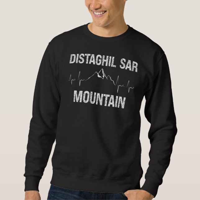 Distaghil Sar Mountain Climber Heartbeat Sweatshirt (Vorderseite)