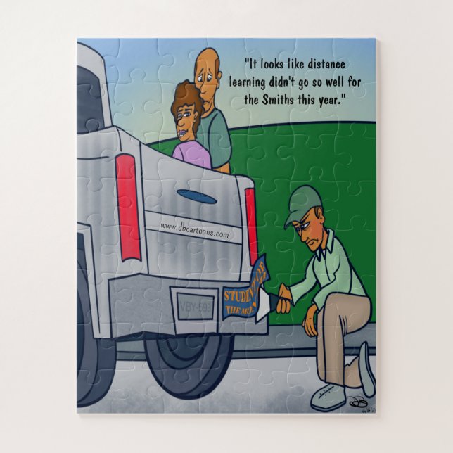 Distance Learning Jigsaw Puzzle 56 Stücke (Vertikal)