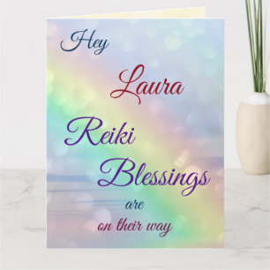 Distance Reiki wird gut grüßen Karte