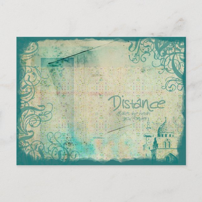 Distanz Postkarte (Vorderseite)