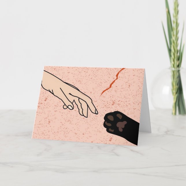 Distanzkarte Karte (Vorderseite)