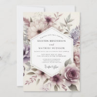 Distel-Aquarell-Flora-Hochzeit