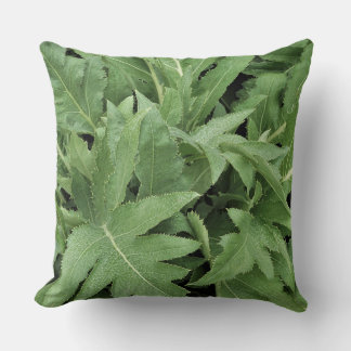 Distel Laub Kissen