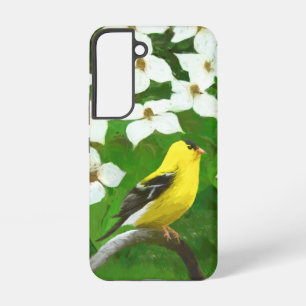 Distelfink-Gemälde - Süße originelle Hundekunst Samsung Galaxy Hülle