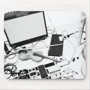 Distoriertes Violinmousepad Mousepad