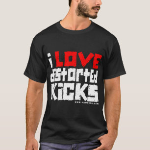 distortedkicks02-red&white T-Shirt