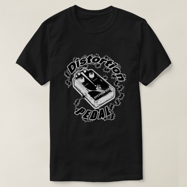 Distortion Pedal - Elektroschock T-Shirt (Design vorne)