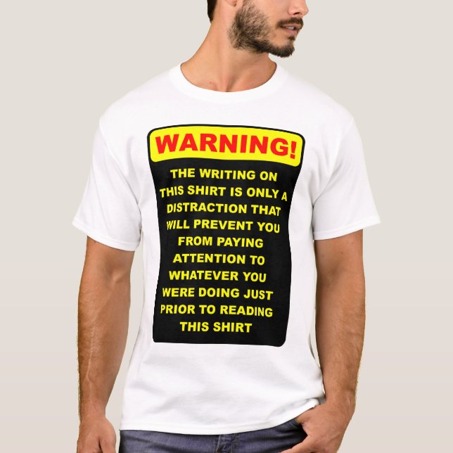 Distraction Funny Shirt (Vorderseite)
