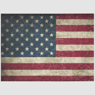 Distressed American Flag Dekoupage-Papier Seidenpapier