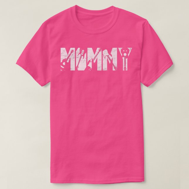 Distressed Best Mommy Ever Guitar Lover Guitarist2 T-Shirt (Design vorne)