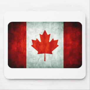 Distressed Canada Flag Mousepad