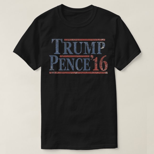 Distressed Donald Trump Mike Pence 2016 Pullover  (Design vorne)