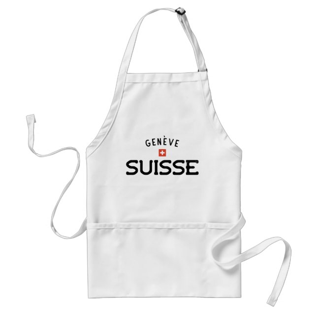 Distressed Geneve Suisse (Genfer Schweiz) Schürze (Vorne)