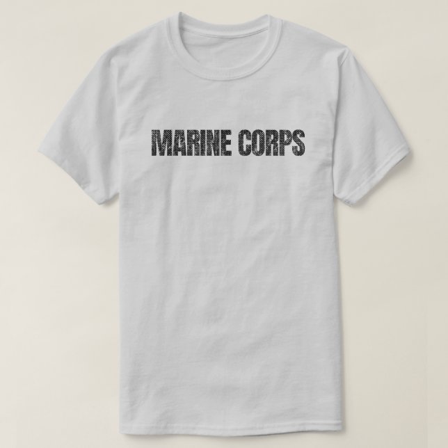 Distressed Marine Corps T-Shirt (Design vorne)