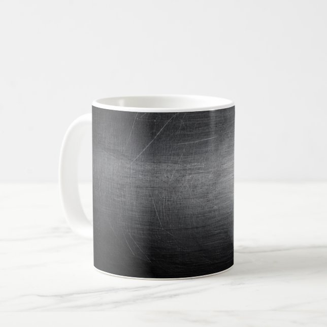 Distressed Metal Plate Mug Kaffeetasse (Vorderseite Links)