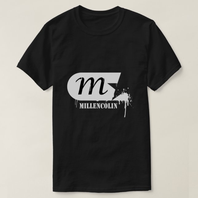 Distressed Millencolin - Sweedish Band Graphic Gif T-Shirt (Design vorne)