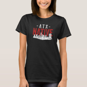 Distressed Style Austin Texas Einheimischer selbst T-Shirt