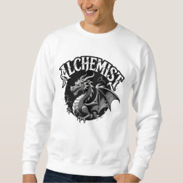 Distressed Winged Serpent Alchemist Graphic Sweatshirt