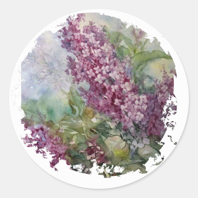 Distressive Round Stickers (Vorderseite)