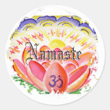 Distressive Round Stickers