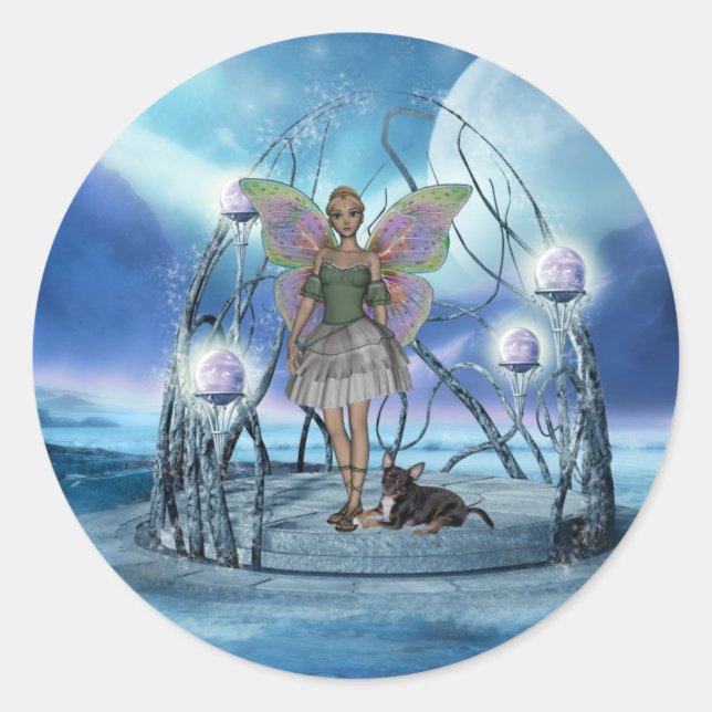 Distressive Round Stickers (Vorderseite)