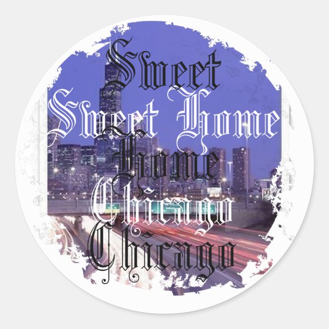 Distressive Round Stickers (Vorderseite)