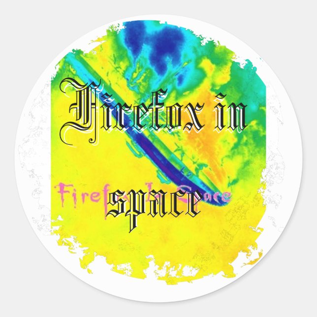 Distressive Round Stickers (Vorderseite)