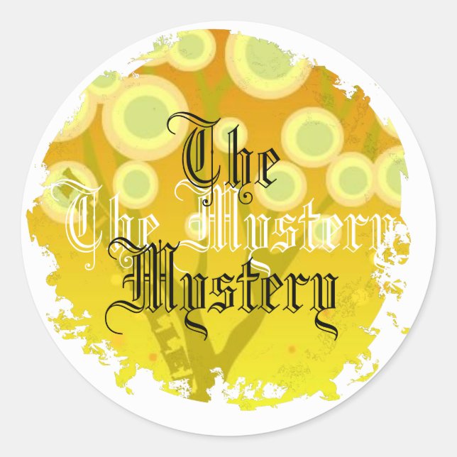 Distressive Round Stickers (Vorderseite)