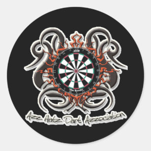 Distrestierte Round-Stickers - individuell angepas Runder Aufkleber