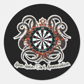 Distrestierte Round-Stickers - individuell angepas Runder Aufkleber