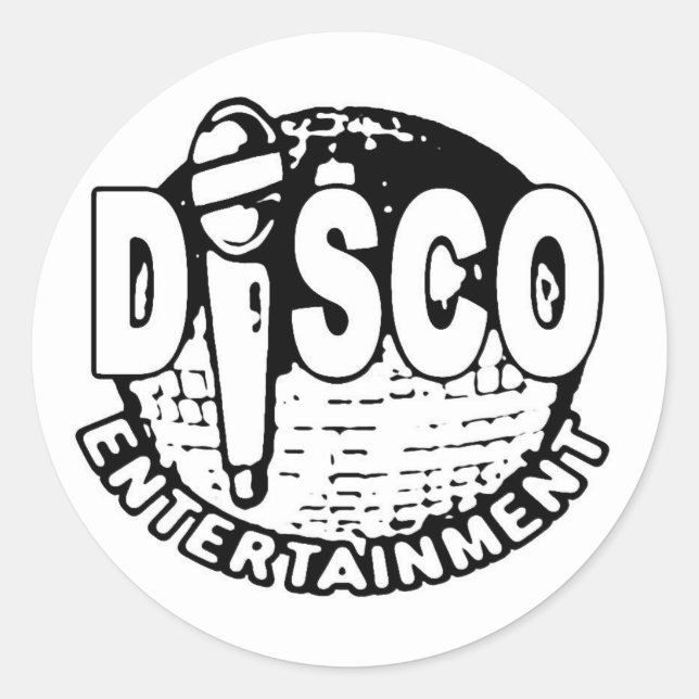 Distrestierte Round-Stickers - individuell angepas Runder Aufkleber (Vorderseite)