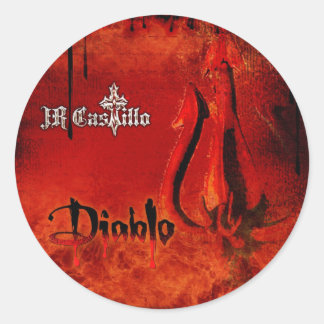 Distrestierte Round-Stickers - individuell angepas Runder Aufkleber