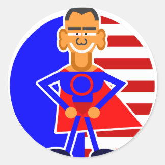 Distrestierte Round-Stickers Runder Aufkleber