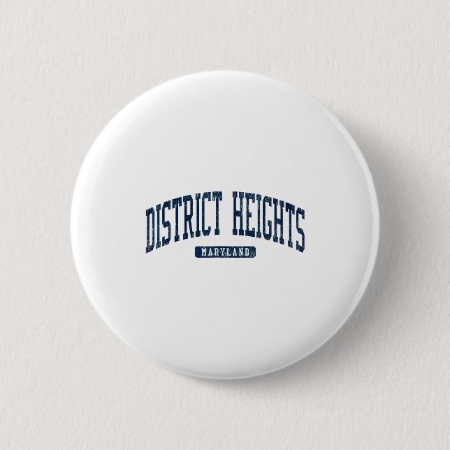 District Heights Maryland Md Hochschule Universitä Button (Vorderseite)