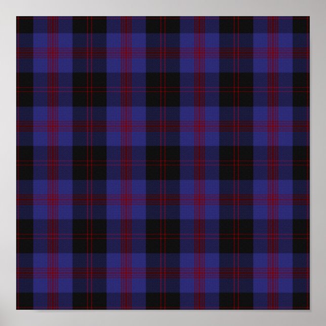 District Tartan - Angus - Digitaler Download Poster (Vorne)