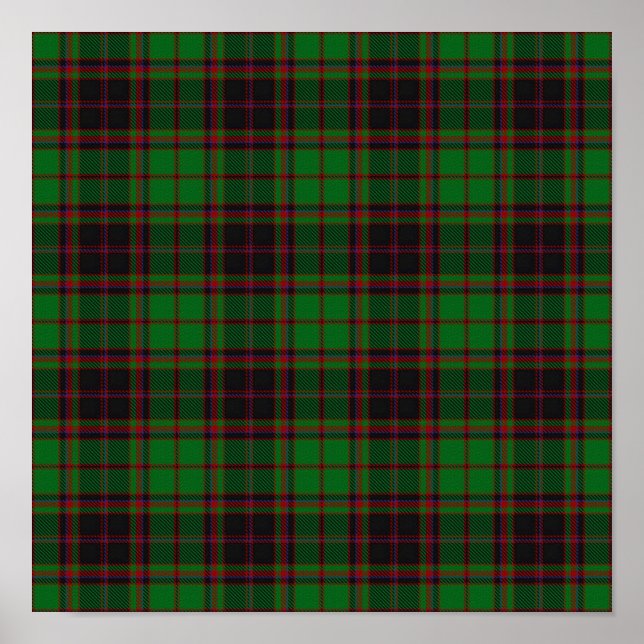 District Tartan - Buchan - Digitaler Download Poster (Vorne)